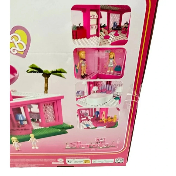 Barbie The Movie Building Dream House MEGA Bloks 1795  Pcs Collectors - Picture 4 of 7